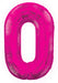Giant Pink Foil Number '0' Balloon