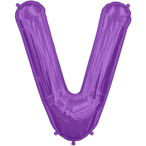 34'' Letter V - Purple