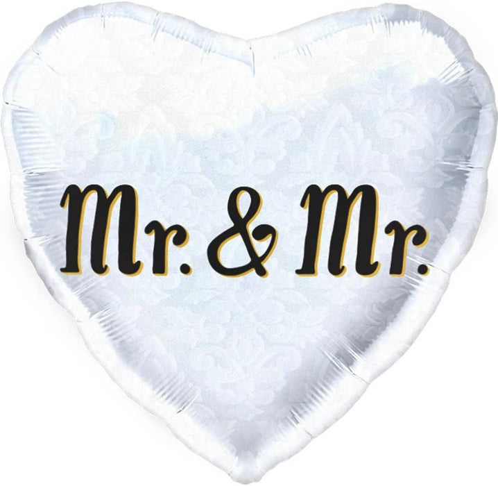 18'' FOIL MR & MR HEART