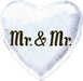 18'' FOIL MR & MR HEART