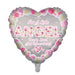 18'' For A Little Angel Pink Heart Foil