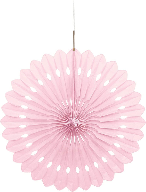 Soft Pink Paper Fan Decoration