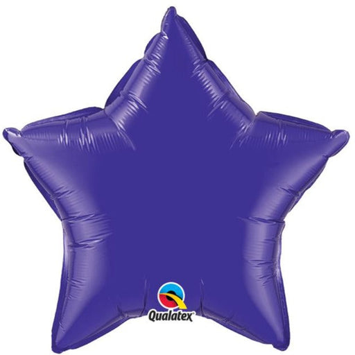 20'' Star Quartz Purple Plain Foil