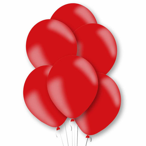 Red Latex Balloons 11''/27.5Cm - 10pk