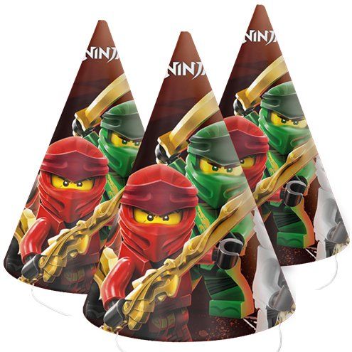 Ninjago Party Hats 6pk