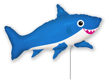 15 InchBlue Happy Shark (Flat)
