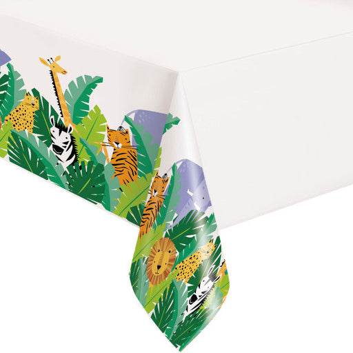 Animal Safari Plastic Table Cover