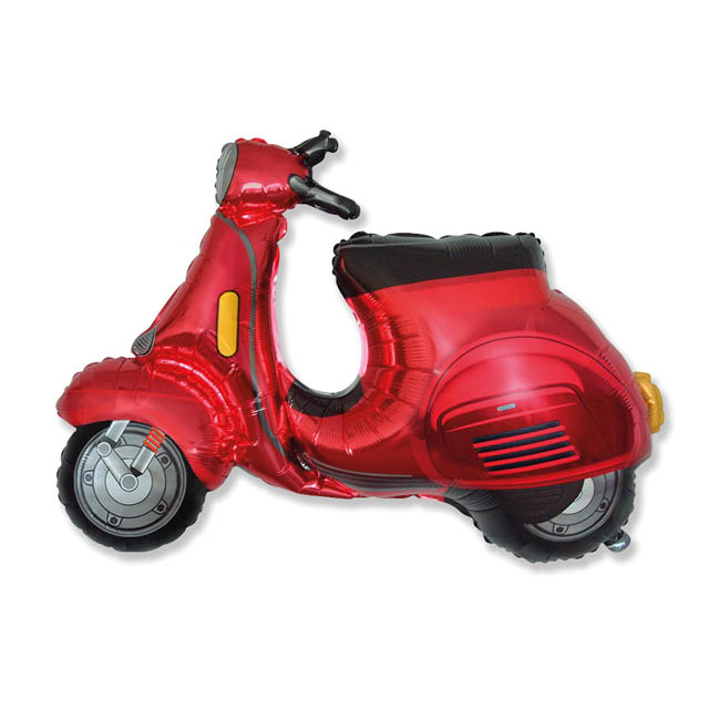 24'' Red Scooter Foil (Flat)