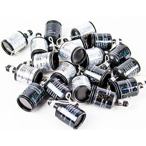 Silver Holographic Party Poppers 20ct