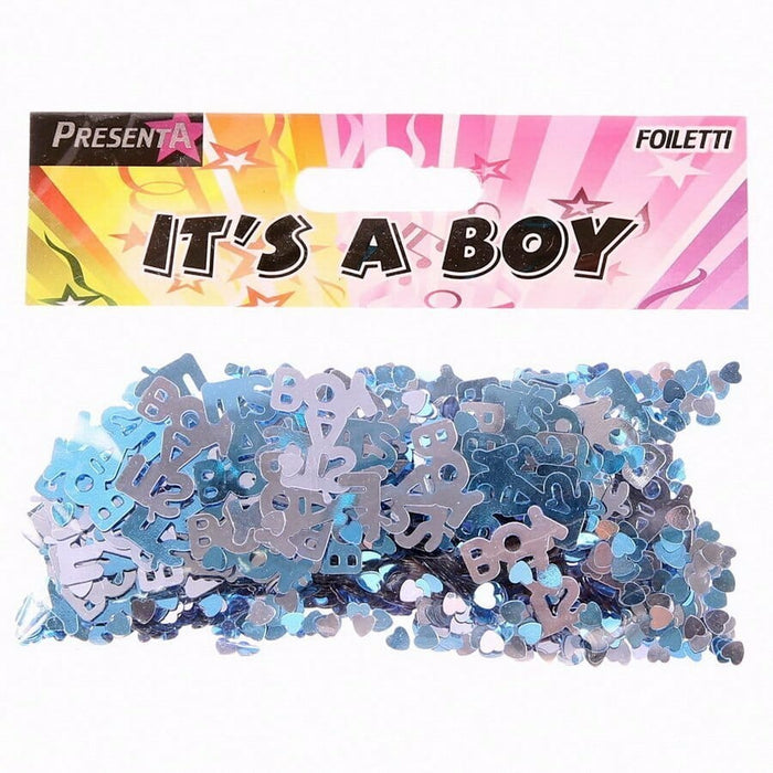 Its A Boy Blue Metallic Mix Confetti 14G