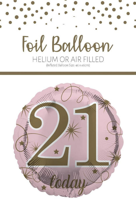 21st Birthday Foil Balloon