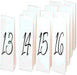 Table Number Tent Cards 13-24