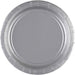 SILVER PAPER PLATE 17.7CM 8PK