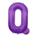 34'' Super Shape Foil Letter Q - Purple