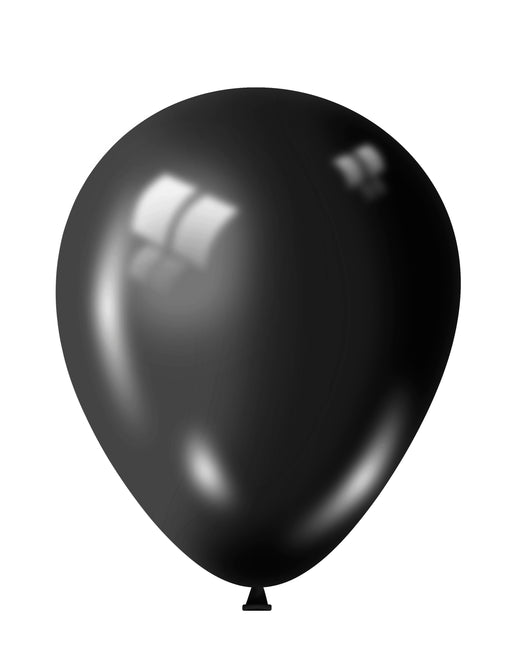 12" Black Pastel Balloons 20pk