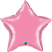 20'' Star Rose Plain Foil