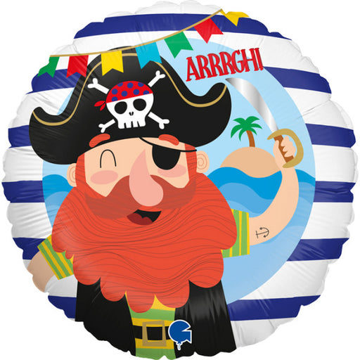 Funny Pirate 18 Inch Foil Balloon