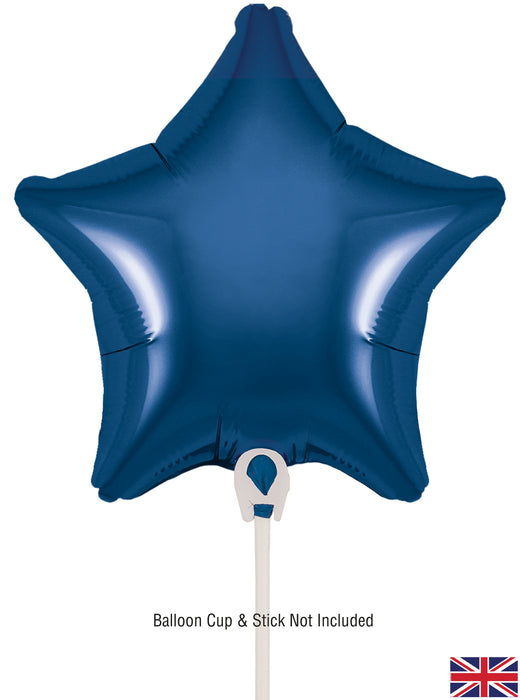 Navy Blue Star (9 Inch) Packaged 5pk