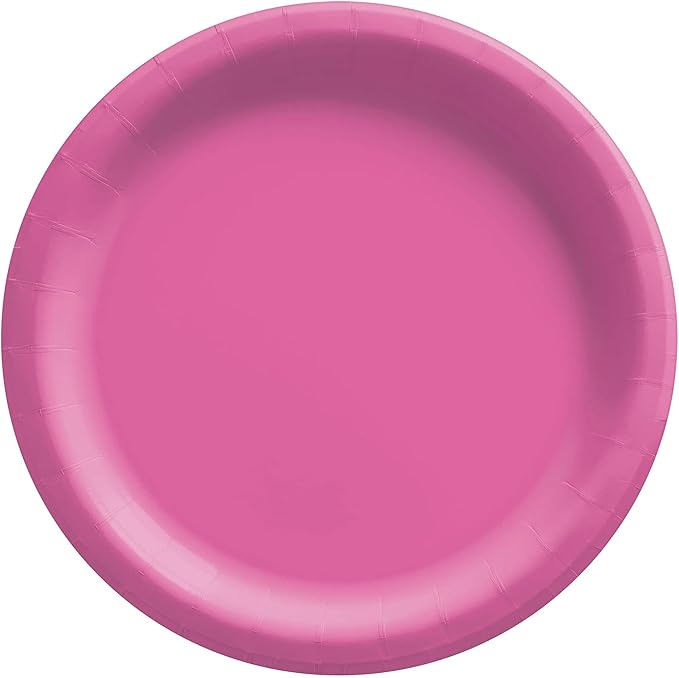 Assiette 22,8Cm Rose Vif