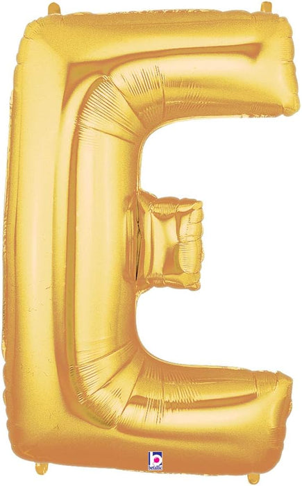 40 Inch Betallic Letter E (Gold)