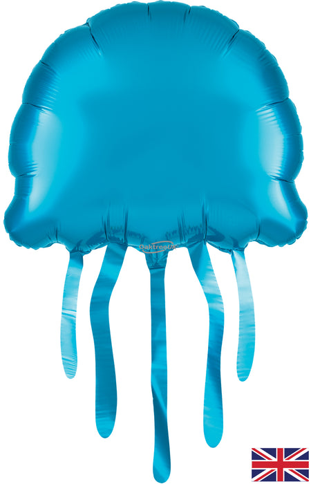 Large Jellyfish Blue 17 x 29 Inch