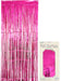 Fuchsia / Pink Shimmer Curtain 0.90M X 2.40M