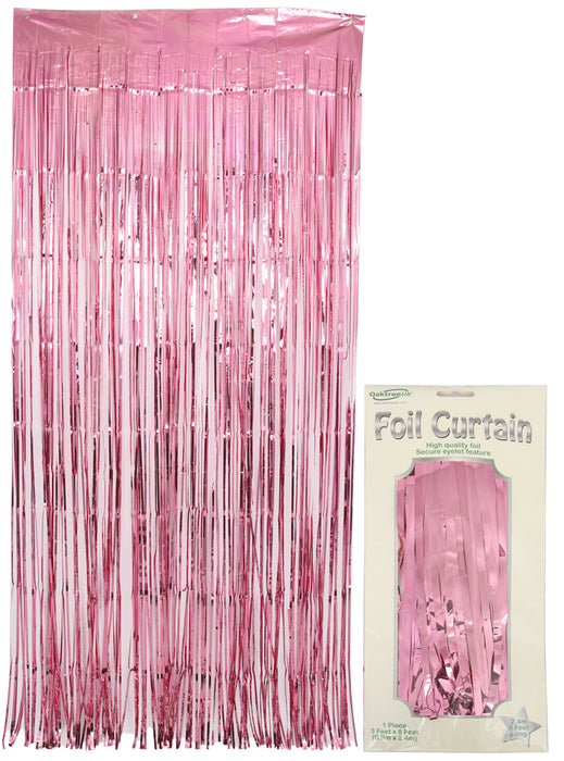 Light Pink Shimmer Curtain 0.90M X 2.40M