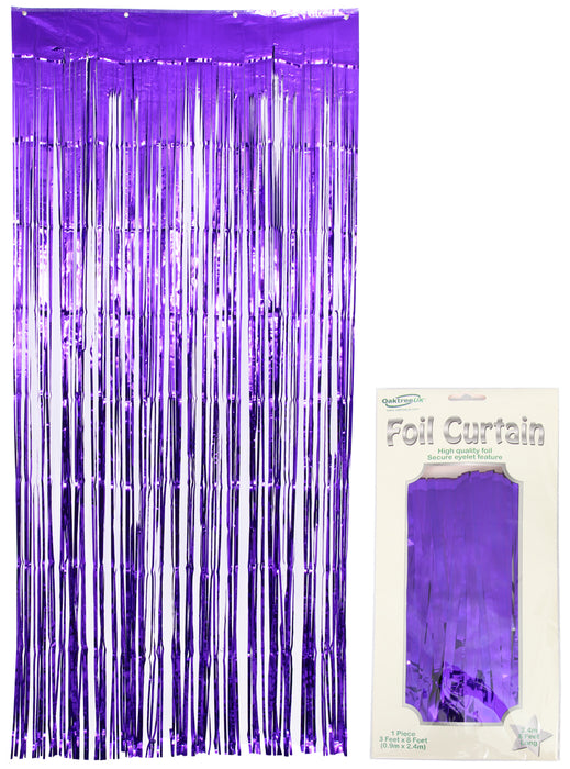 Purple Shimmer Curtain 0.90M X 2.40M