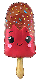 Mini Ice Lolly Red 13 x 6 Inch Foil Balloon
