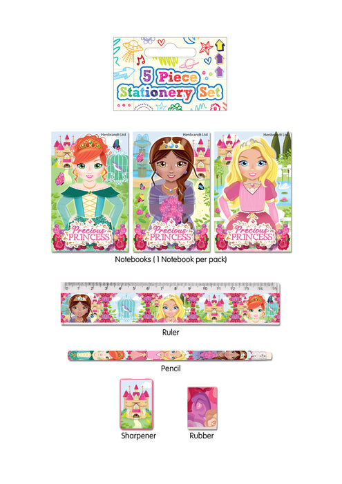 Princess 5pc Stationary sets