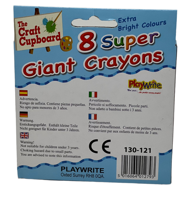 Super Giant Crayons 8pk