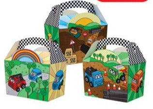 Motor Madness Party Box 25pk Assorted Designs