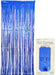 Metallic Blue Shimmer Curtain 0.90M X 2.40M