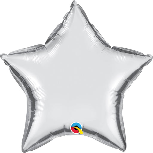 4'' Silver Star (Flat)