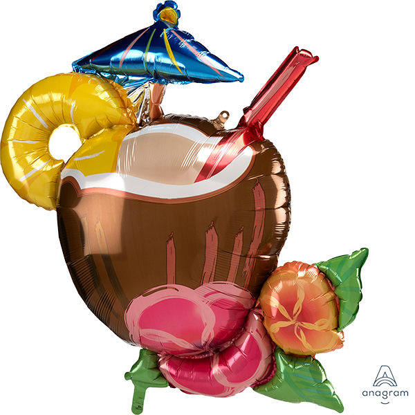 30'' Hawaiian Coconut Pina Colada Supershape 