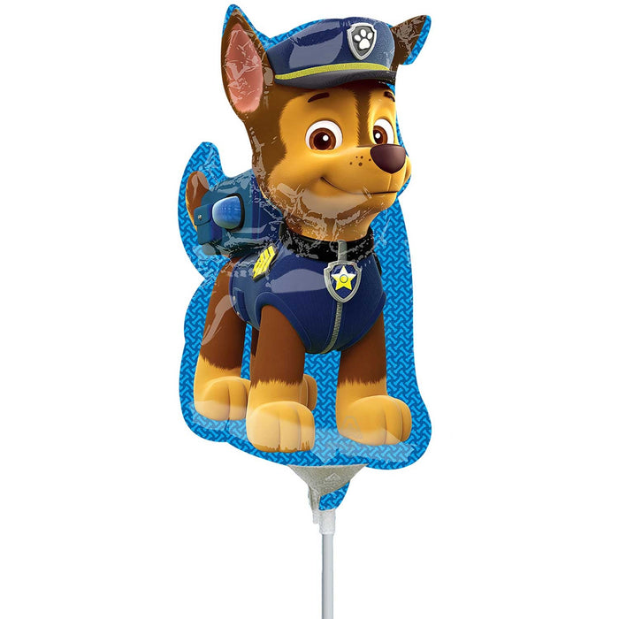 Paw Patrol Chase Mini Shape Foil Balloons