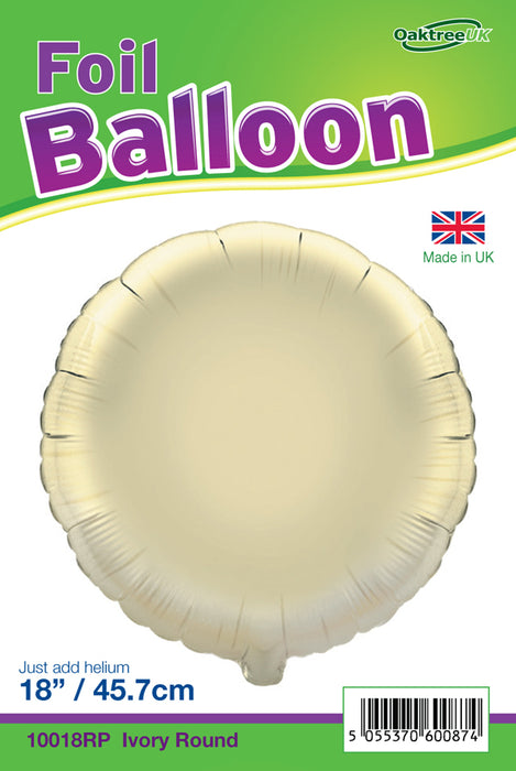 18 Inch Ivory Round