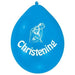 Blue Christening Latex Balloons 10pk