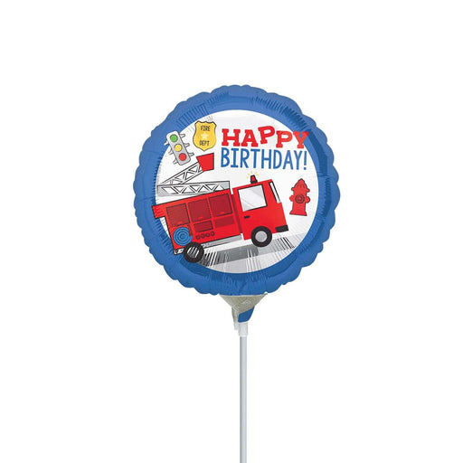 Amscan Foil Balloon 9 Inch Fire Brigade Responder Mini Shape Foil