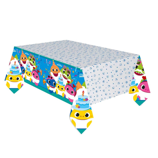Amscan Paper Table Cover Baby Shark Paper Tablecover
