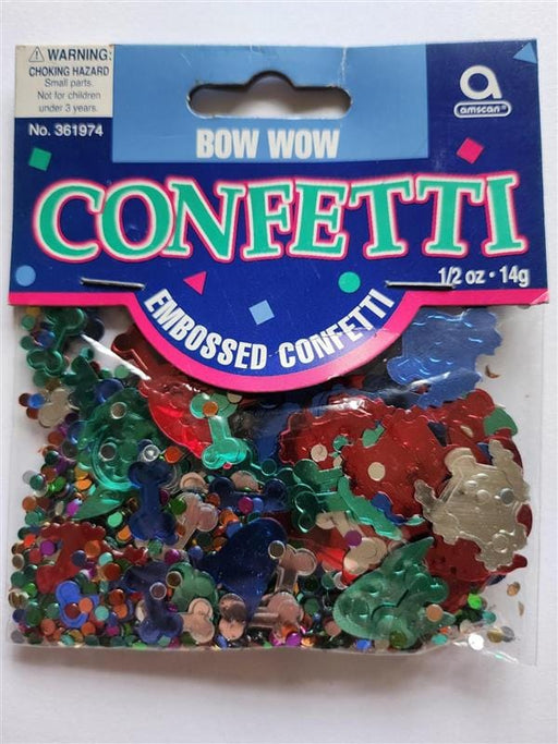 Amscan Bow Wow Dog Confetti 14g