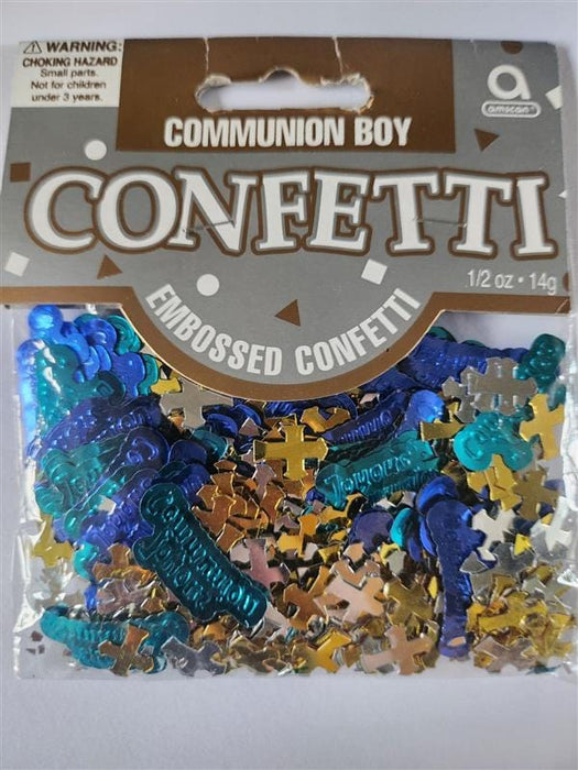 Amscan Communion Boy Confetti 14g