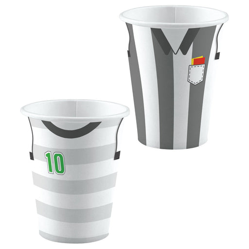 Amscan Cups Football / Soccer Party Paper Cups 8pk