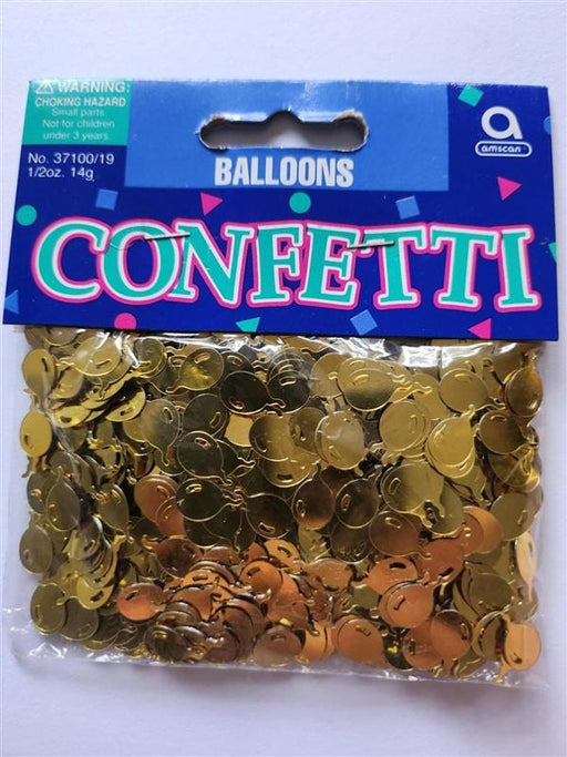 Amscan Gold Balloon Confetti 14g