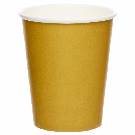 Amscan Cups Gold Paper Party Cups 8pk