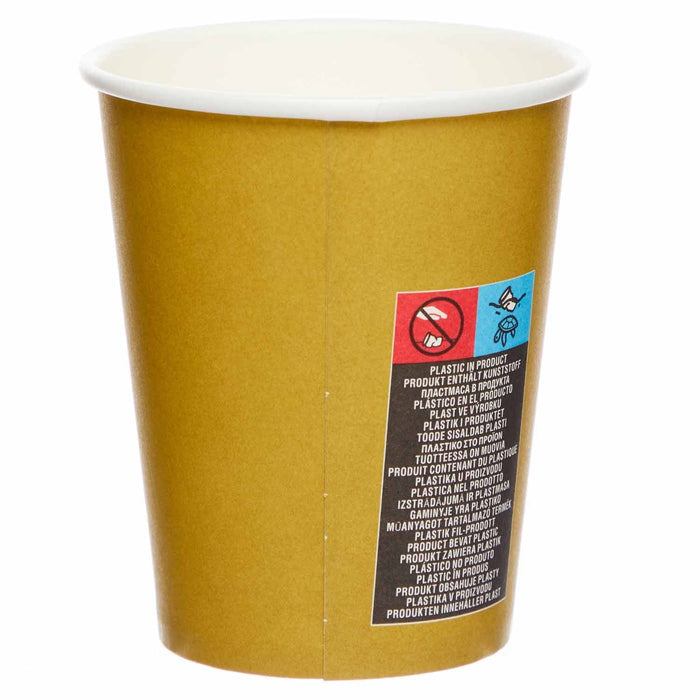 Amscan Cups Gold Paper Party Cups 8pk