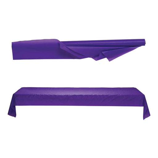 Amscan New Purple Plastic Table Rolls 1m x 30.5m - 1 Roll