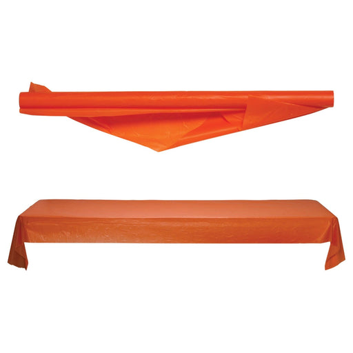 Amscan Orange Peel Plastic Table Roll 1m x 30.5m 1 Roll