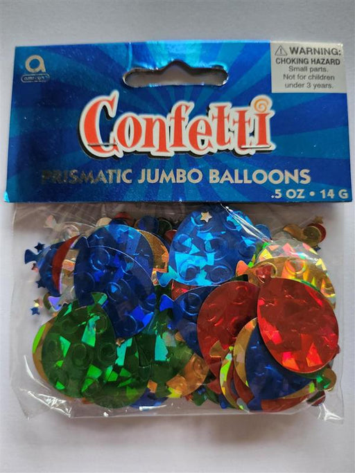 Amscan Prismatic Jumbo Balloons Confetti 14g