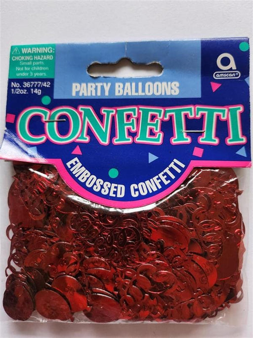 Amscan Red Party Balloons Confetti 14g